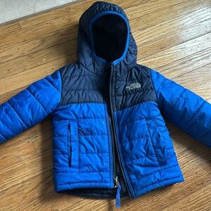 Toddler boys reversible North Face coat